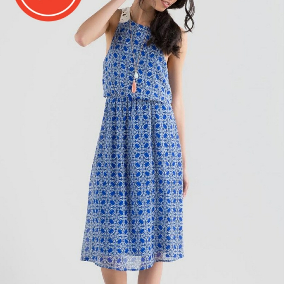 NWT Francesca's Lafayette Printed Dress